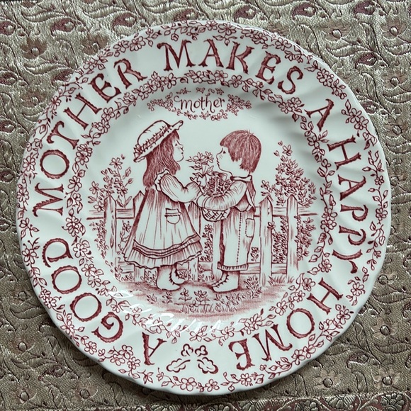 Vintage Royal Crownford “A Tribute To Mother” Plate By Norma Sherman - Picture 1 of 10